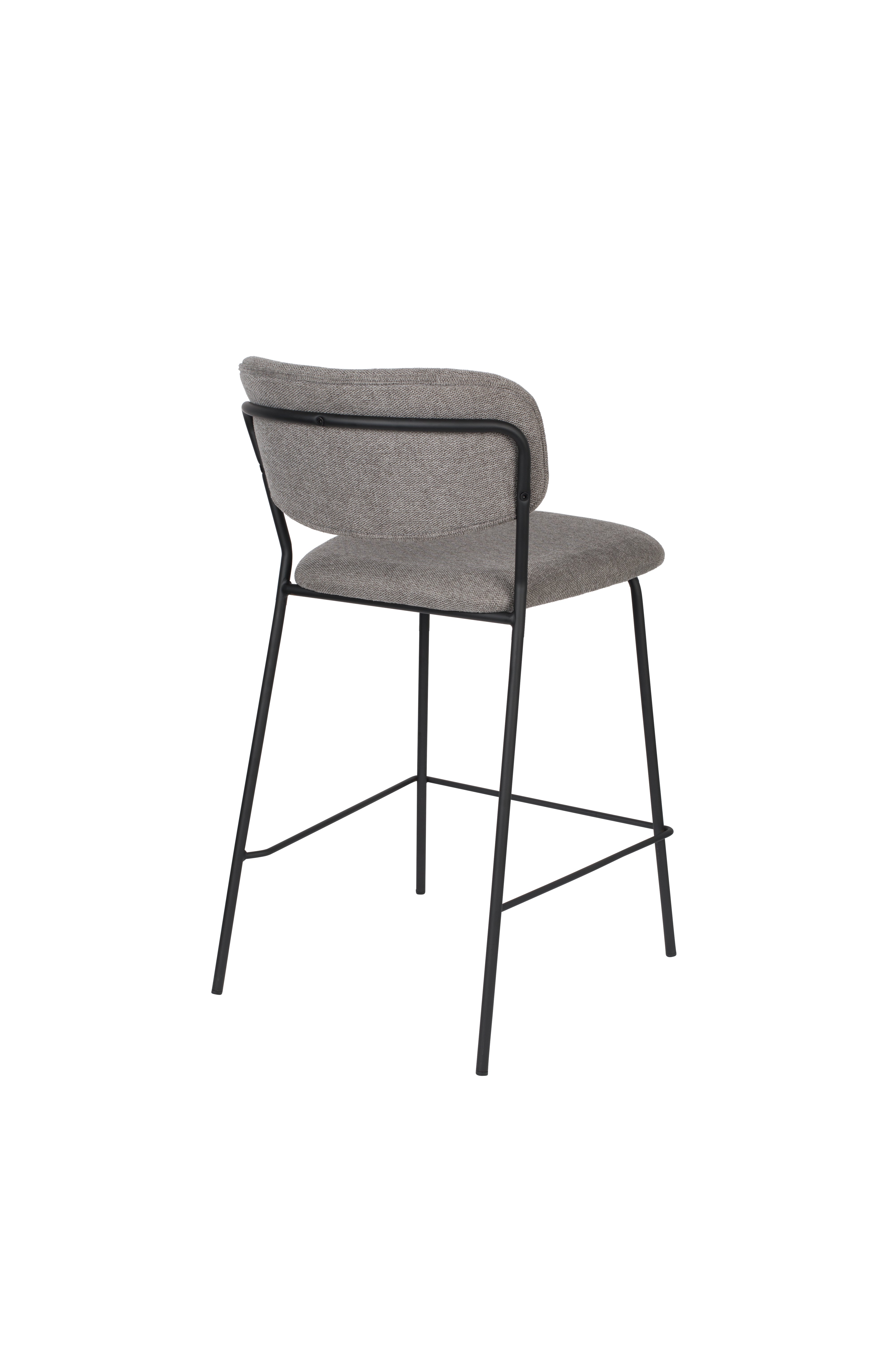 Counter Stool Jolien Black/Grey